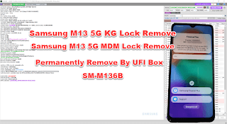 SM-M136b KG And MDM Remove
