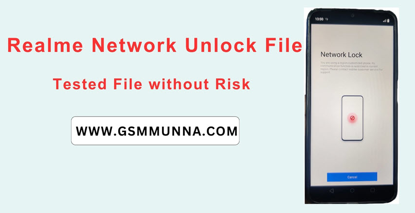 Realme Network Unlock File Tested